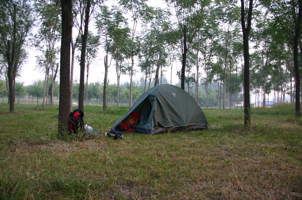 Палатка в Китае