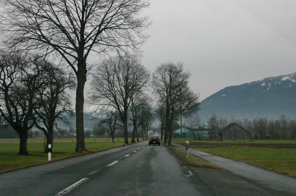 Дорога в Лихтенштейн