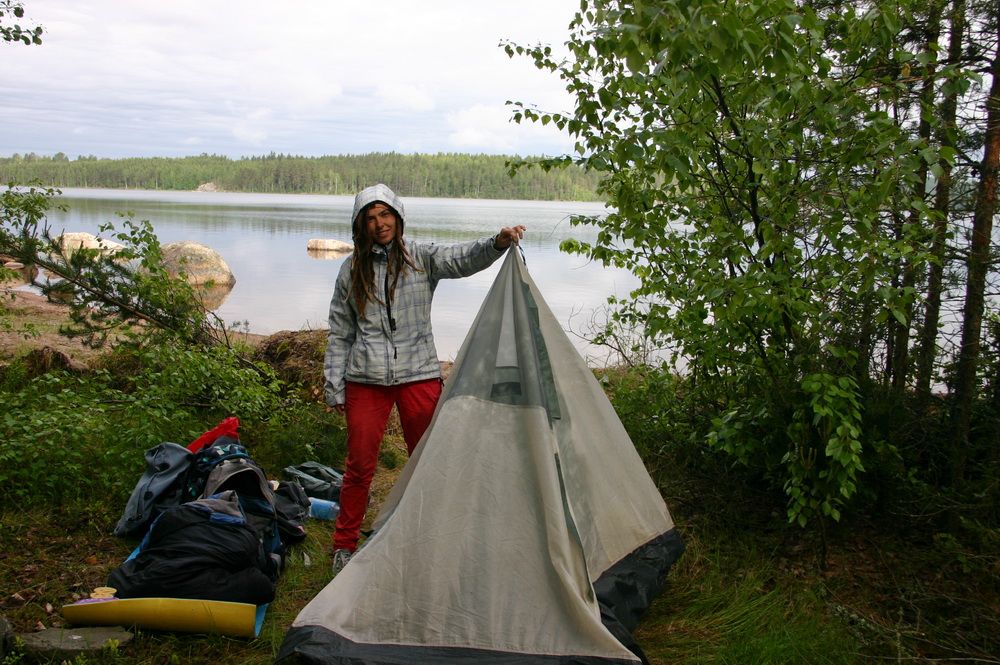 с палаткой в финляндию