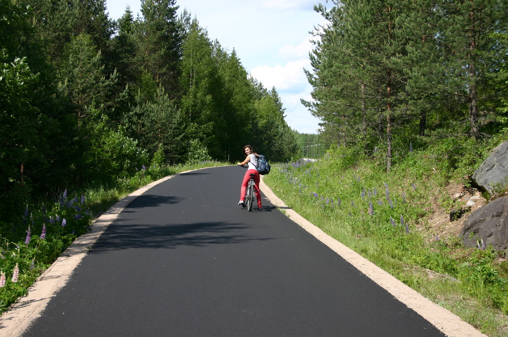 Велодорожка в Финляндии